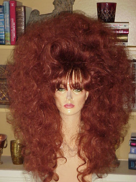 EMPRESS BIANCA’S LOTS OF HAIR BIG TEASED CURLY CURLS VOLUME AFRO BODY BANGS HOT