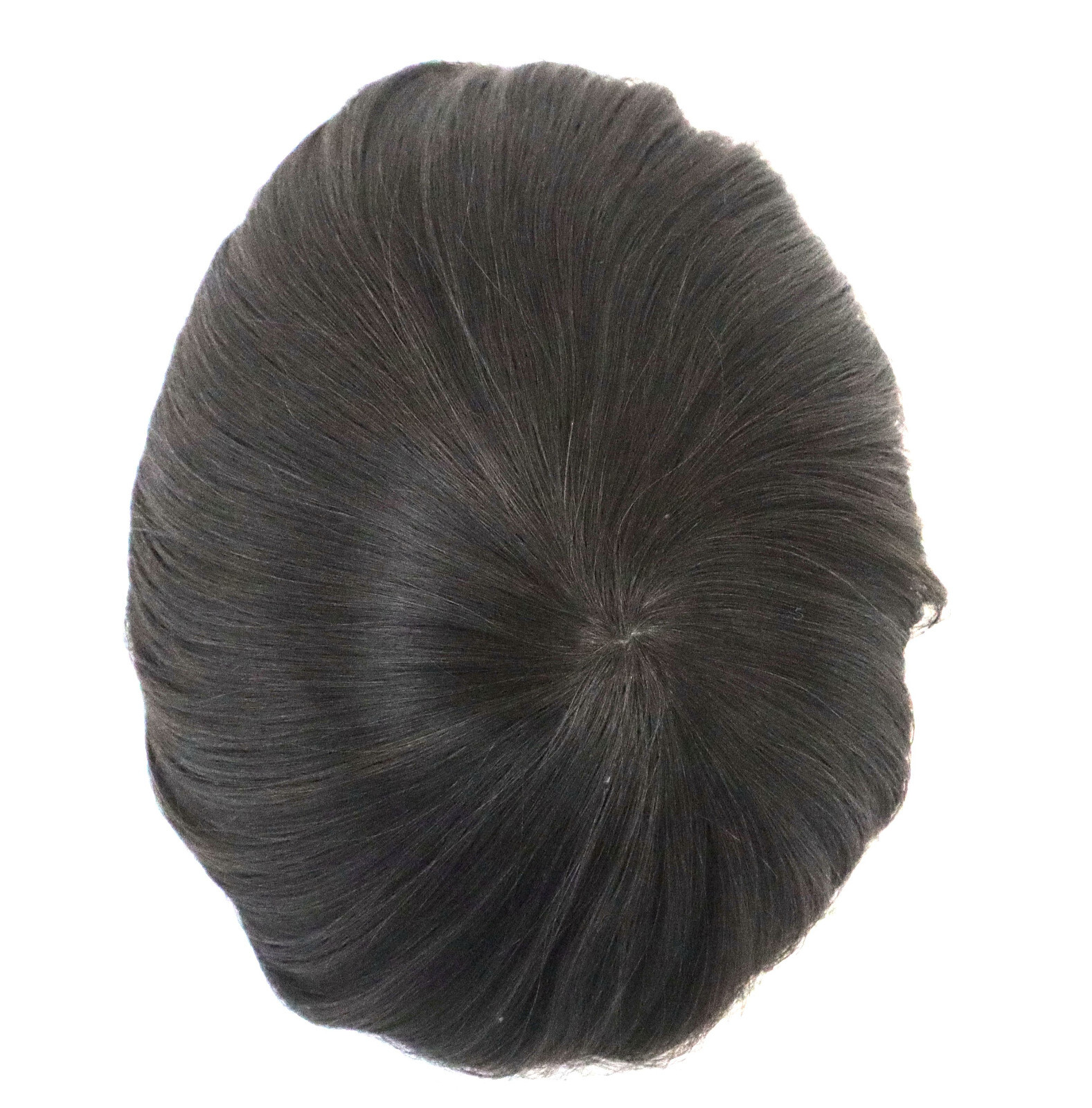 Mens Toupee Human Hair Replacement System Injection Thin Skin Hairpieces 8×10