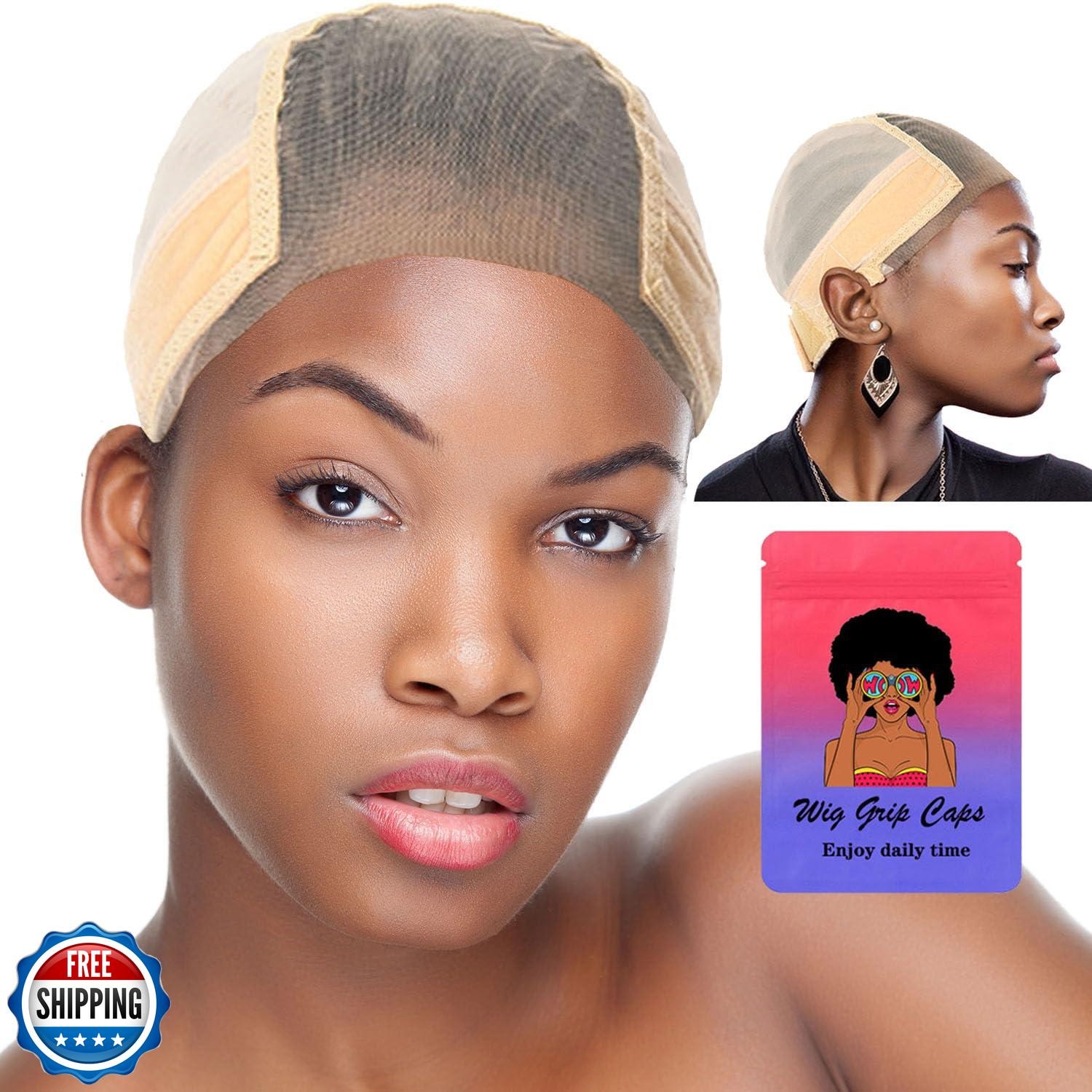 Lace Wig Grip Cap for Women 4×5 Transparent Lace Front Wig Cap with Gripper H