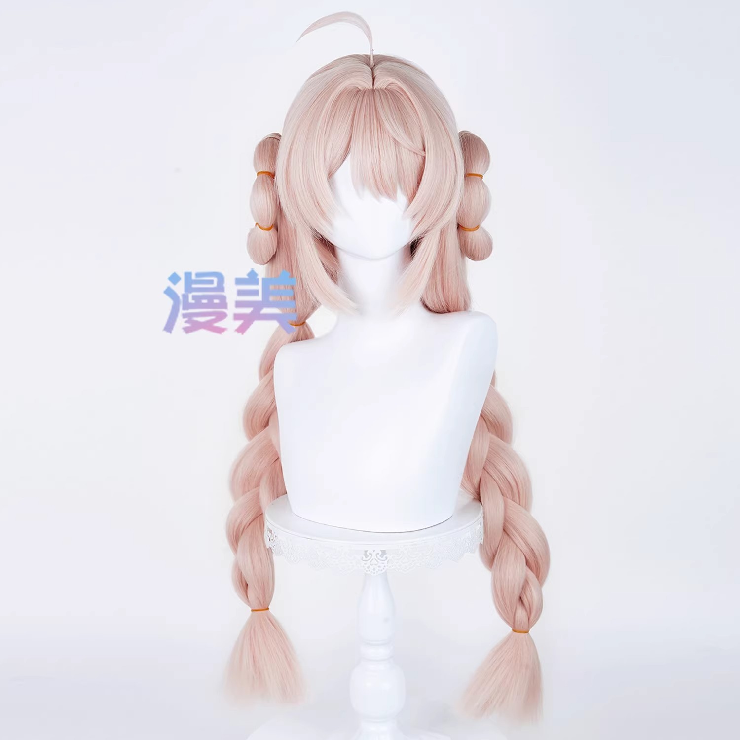 ZZZ Zenless Zone Zero Zhao Pink Long Hair Wig Halloween Cosplay Prop Hairpiece