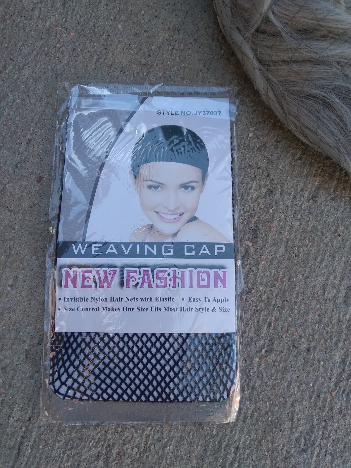 Gnimegil Gray Bob Wig NEW with Weaving Cap Black