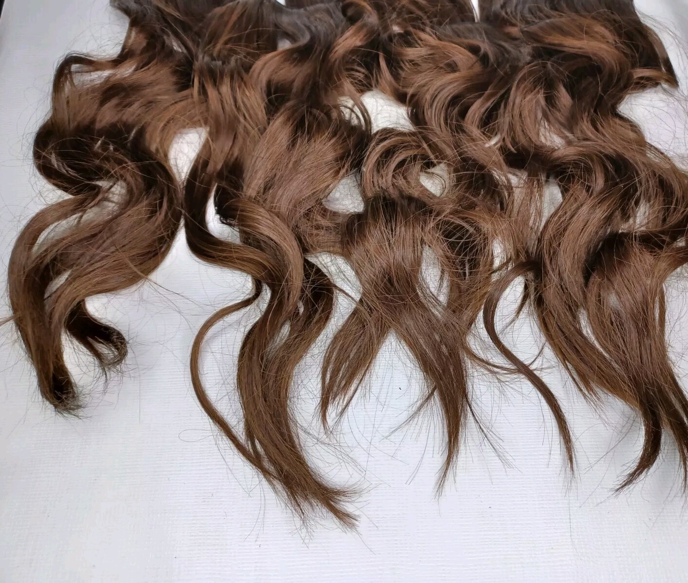 19″ Hair Extensions Dark Brown Set Of 6