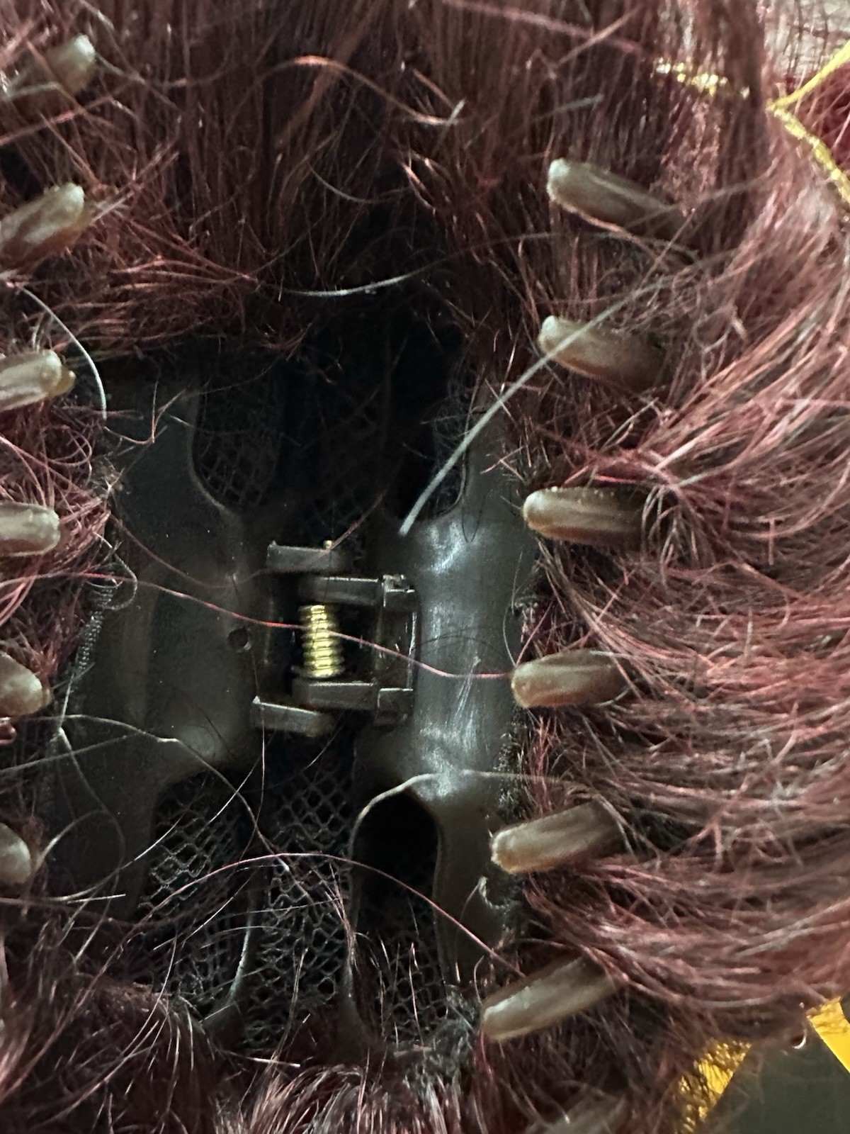 Hair Piece Wig By Magic Touch. 100% Kanekalon fiber Small Section C-560 Tin/Bur