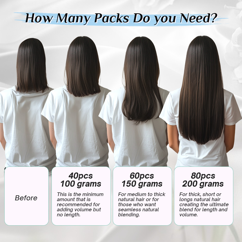 80PCS 200G Tape In Human 100% Remy Hair Extensions Skin Weft Highlight Full Head