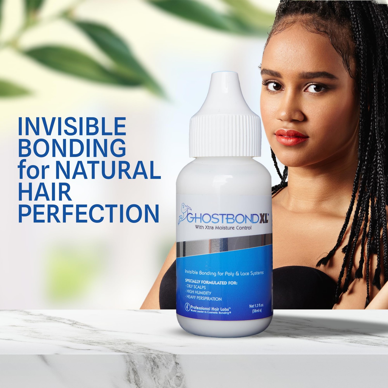 Ghostbond Xl Hair Replacement Adhesive 13 Oz Invisible Wig Bonding Glue Water