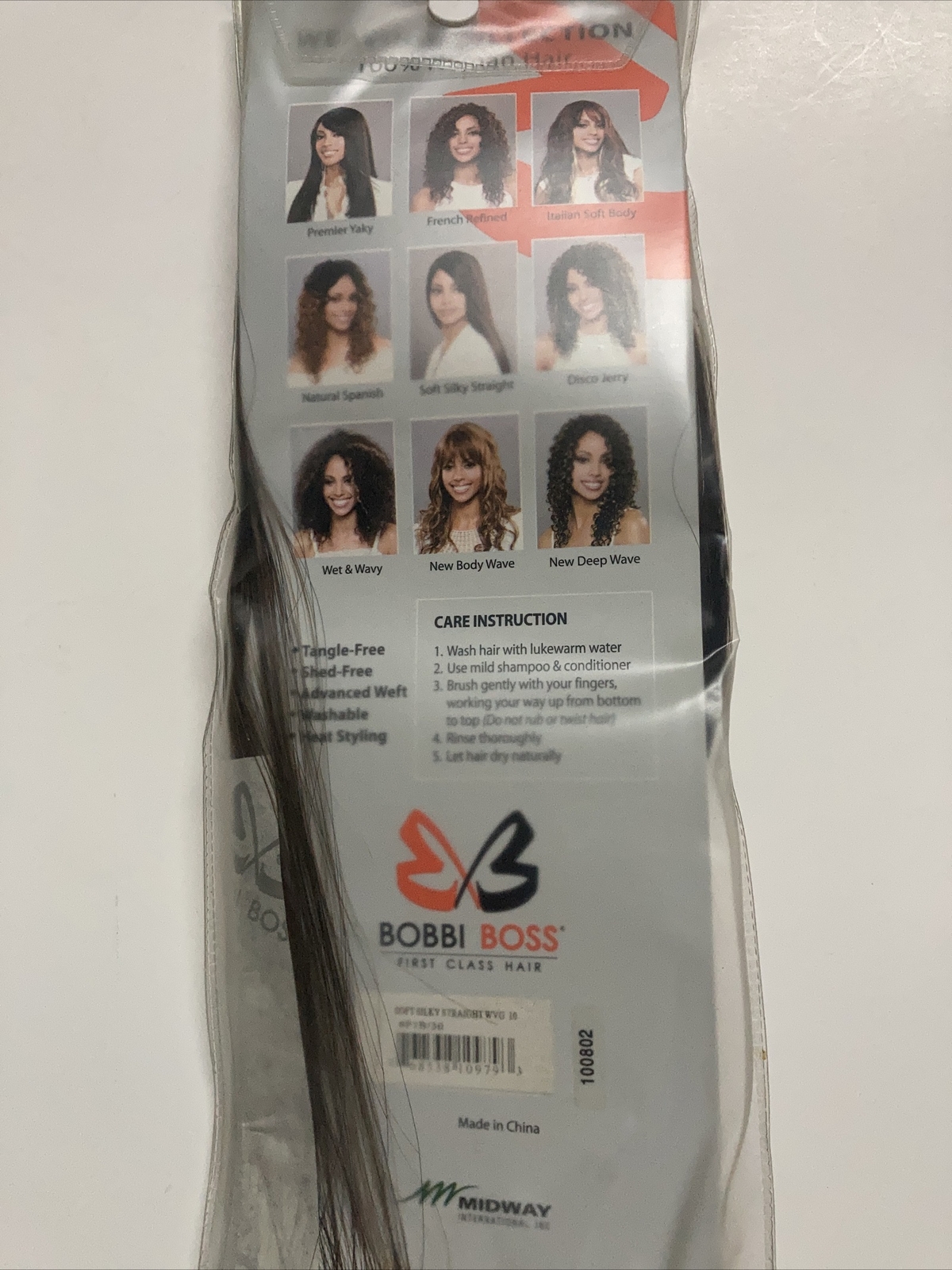 Bobbi Boss 100% Human Hair for Weaving Soft Silky Straight 10″ Color: P1B/30