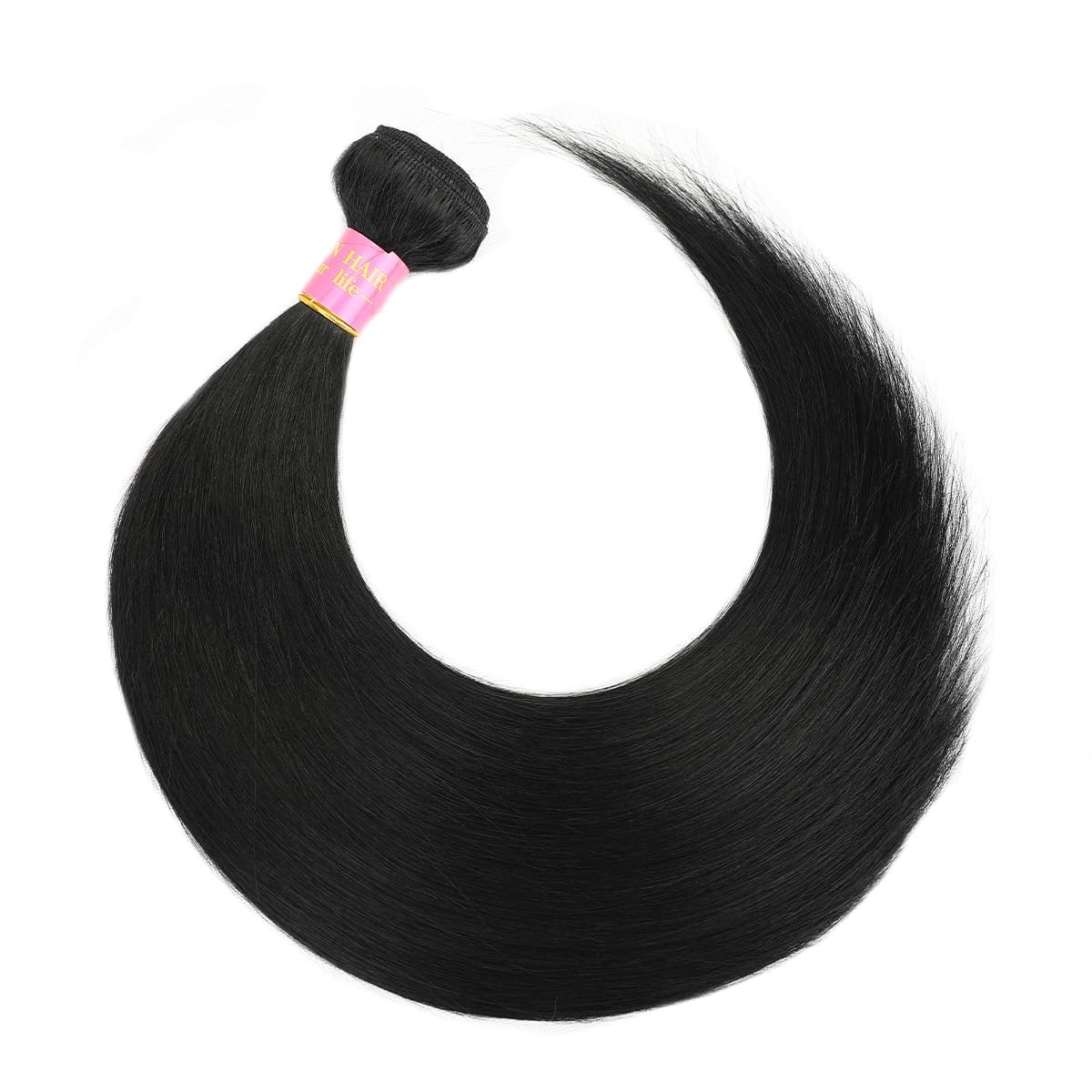 Cfy 32 Inch One Bundle Human Hair Straight 12A 100 Unprocessed Brazilian Virgin