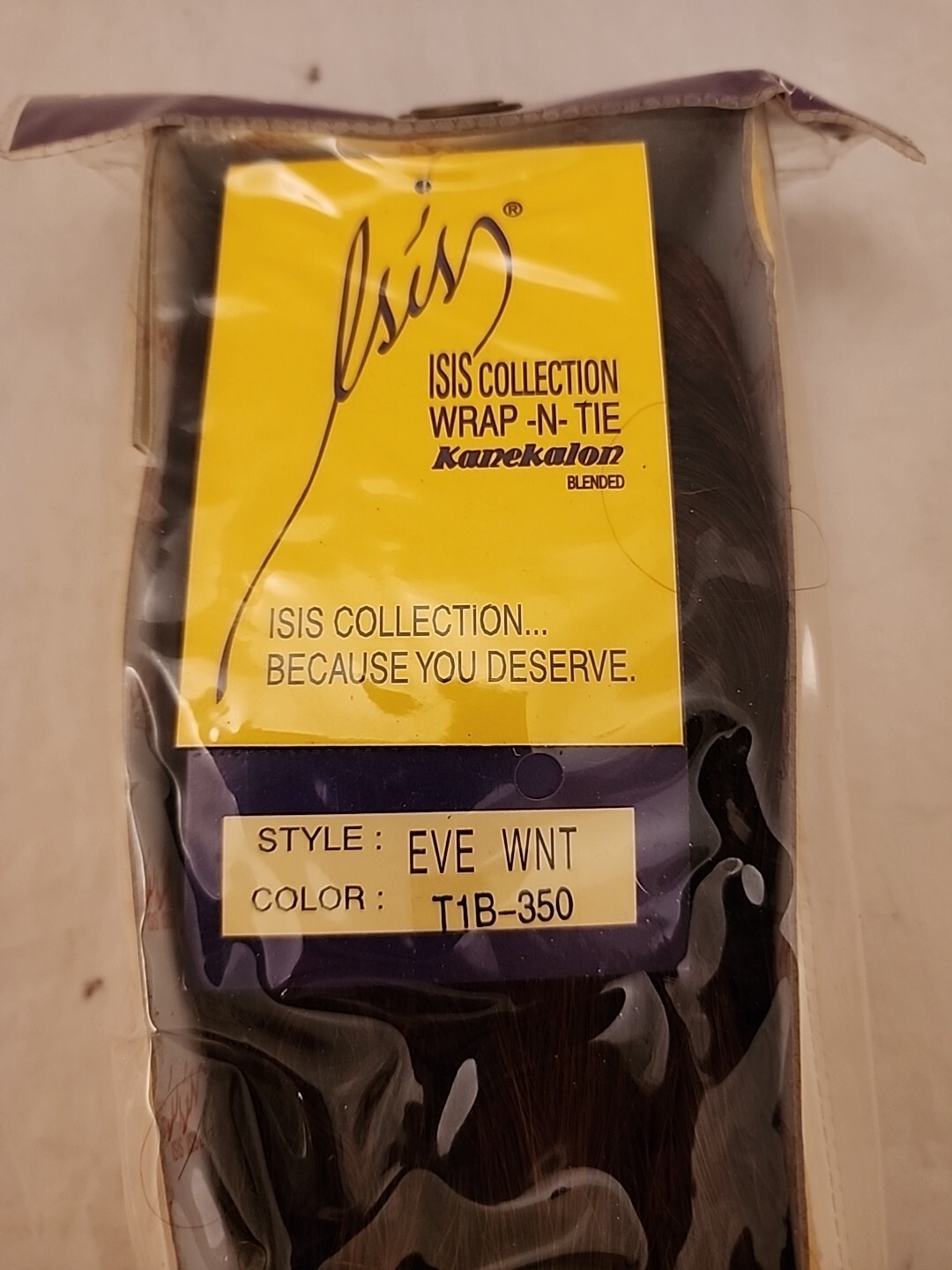 Isis Collection Wrap-N-Tie KANEKALON Blend Eve WNT Color T1B-350 Red