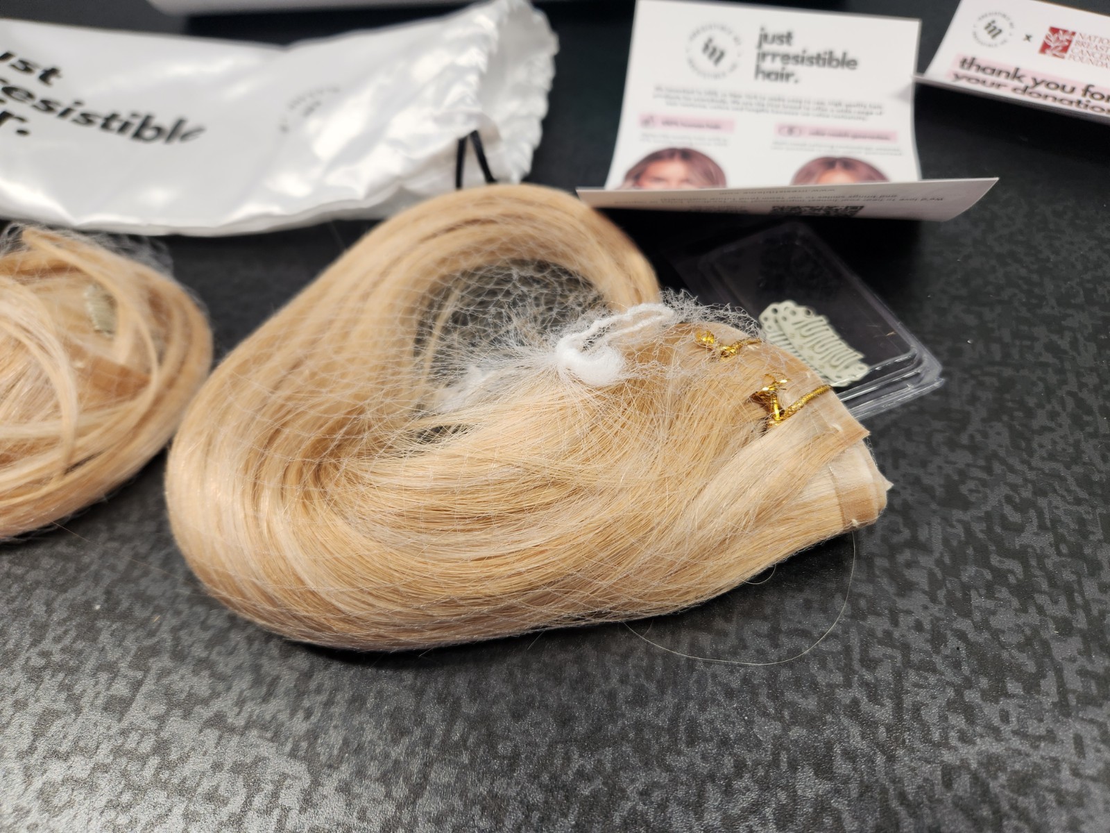 Irresistible Me 15” Clip-In Human Hair Extensions Light Strawberry Blonde ~ NEW