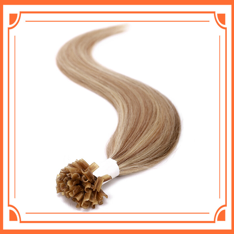 Keratin Hair Extensions Human Hair Pre-Bonded 100% Real Remy strands Full Head