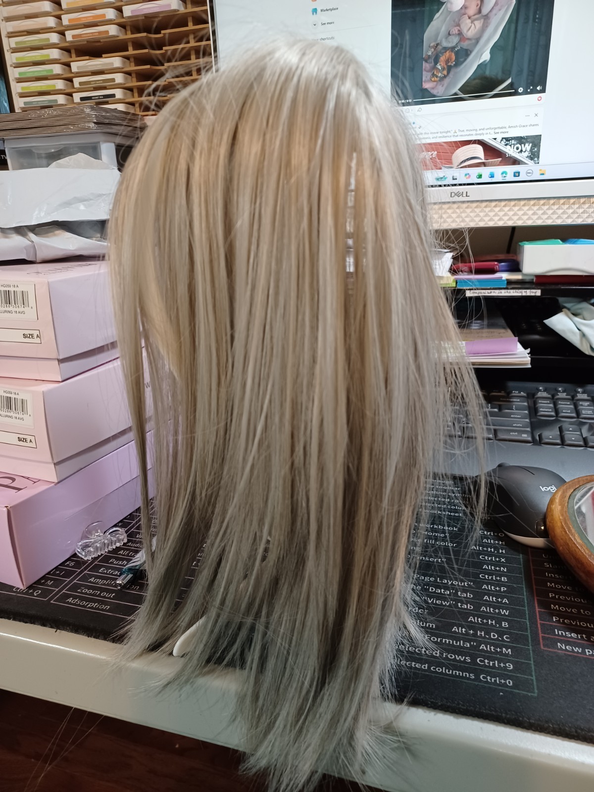 Wig Topper Gray/Silver *NEW*