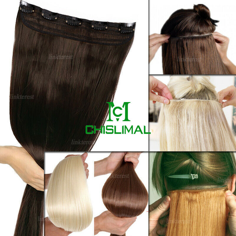 12-32inch 100g Remy Clip In Human Hair Extensions 3/4 Full Head Weft Custom Made
