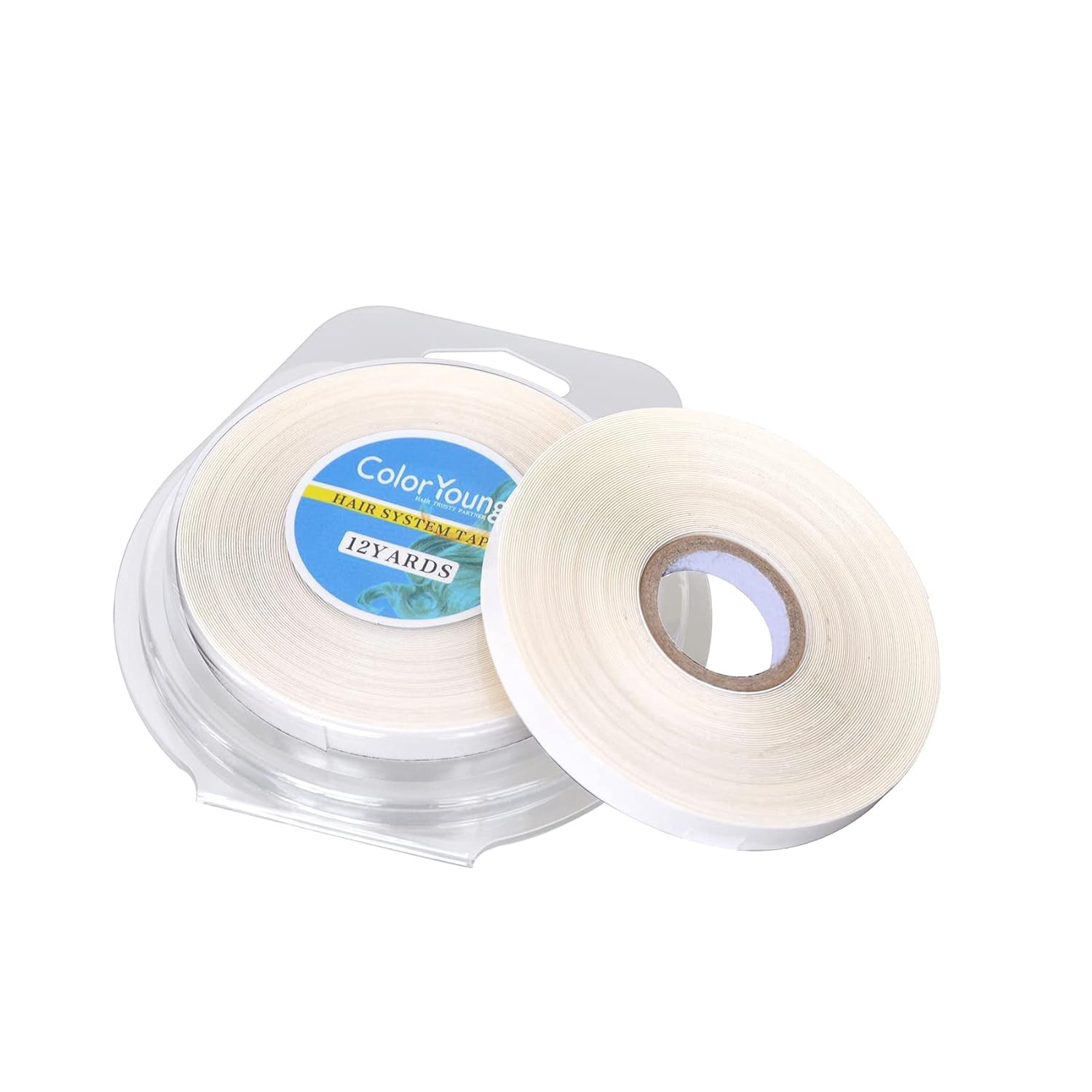 Double-Sided Hair Extension Tape – 5/16″ x 12 Yards (White)