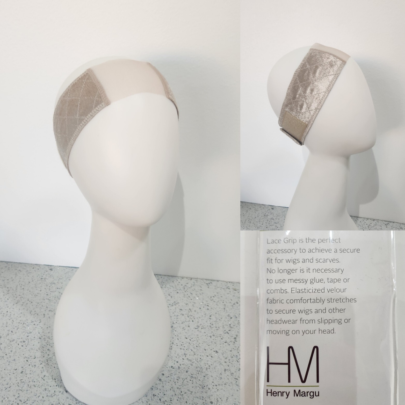 Lace Grip by Henry Margu in Beige Wig Grip