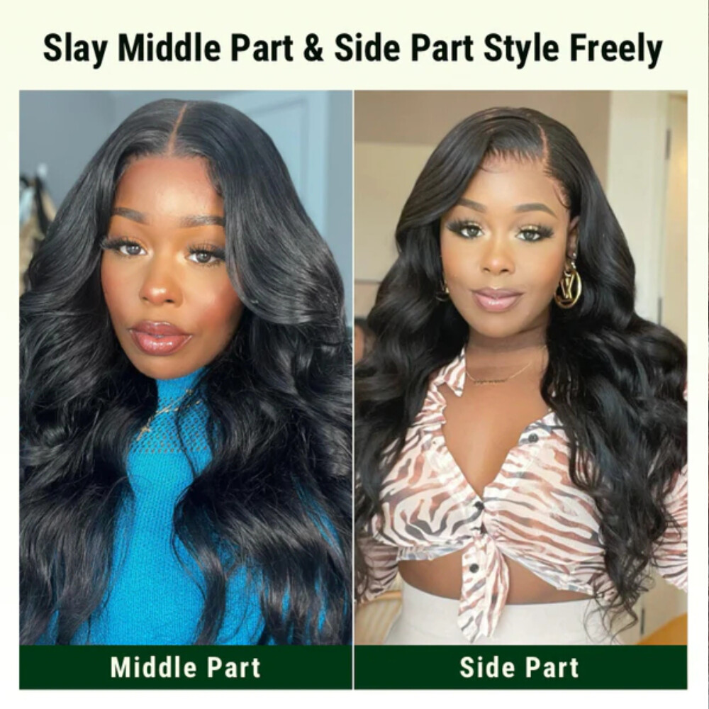 UNice Cambodian Glueless Wear and Go Wig Body Wave Lace Front Human Hair Wig 12A