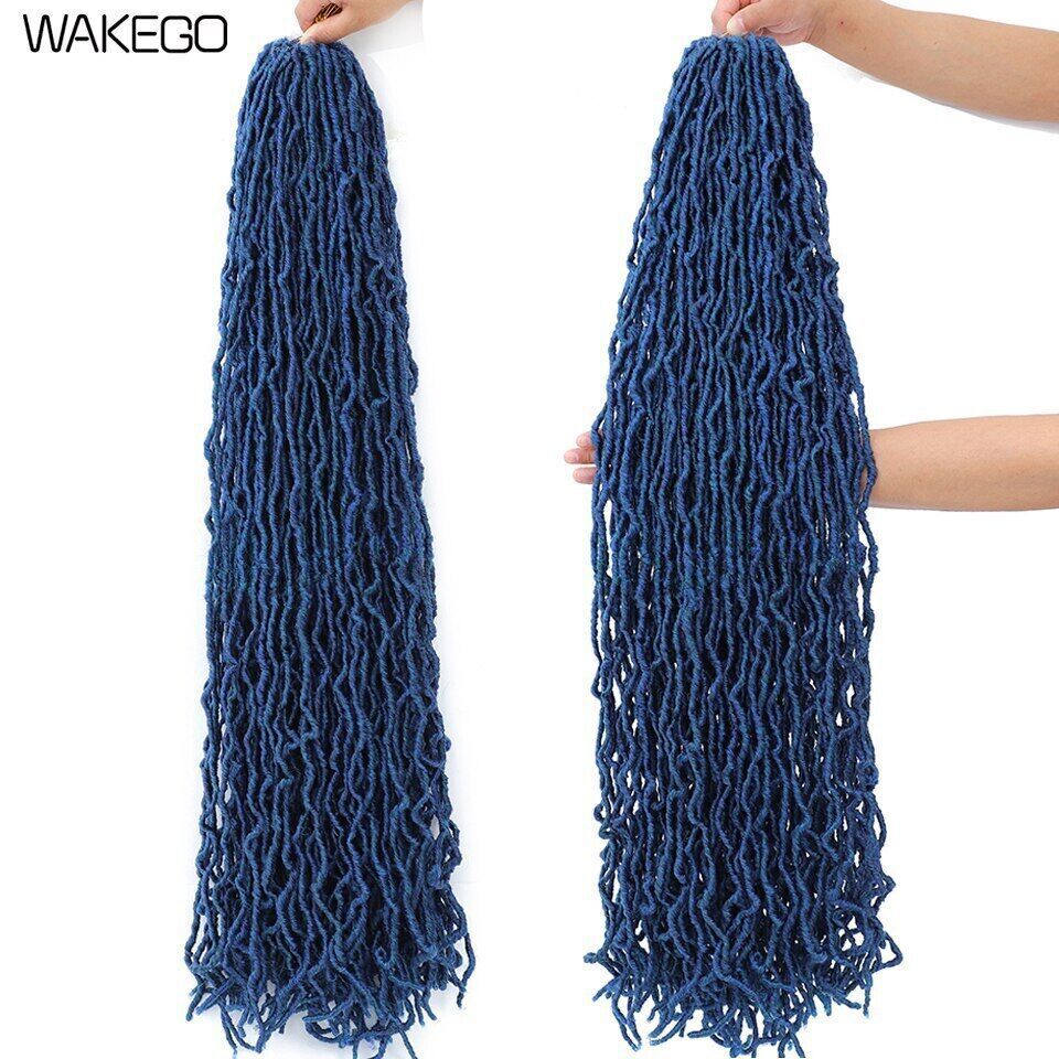 18 24 36Inch 6Packs Soft Locs Crochet Hair Faux Locs Crochet Hair 21Strands/Pack