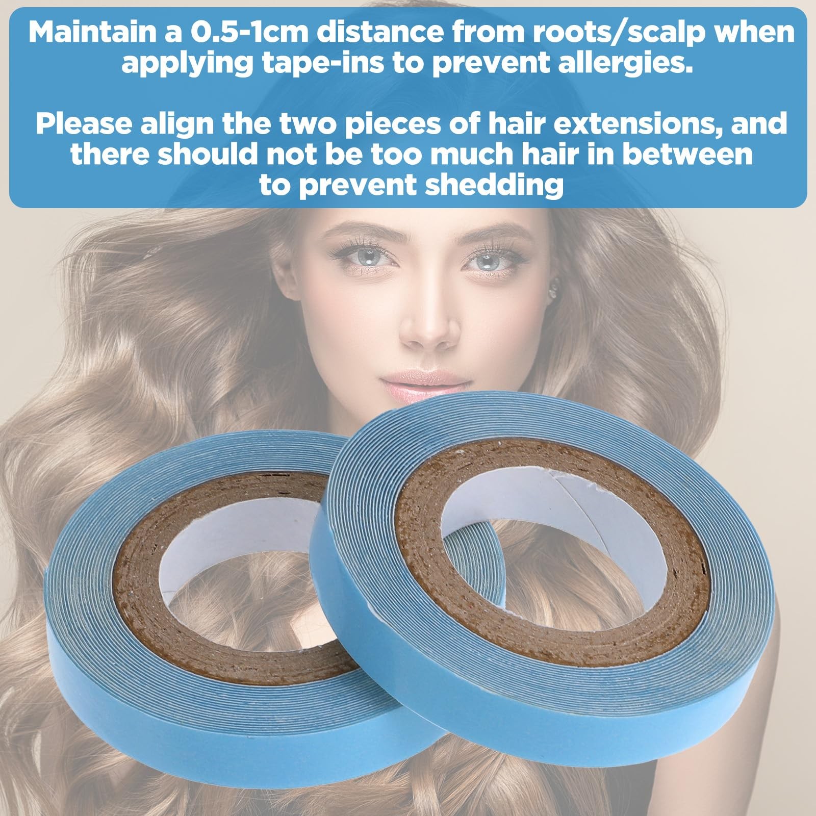 4 Rolls Lace Wig Tape, Double Sided Hair Tape for Wigs, Waterproof Lace Front…