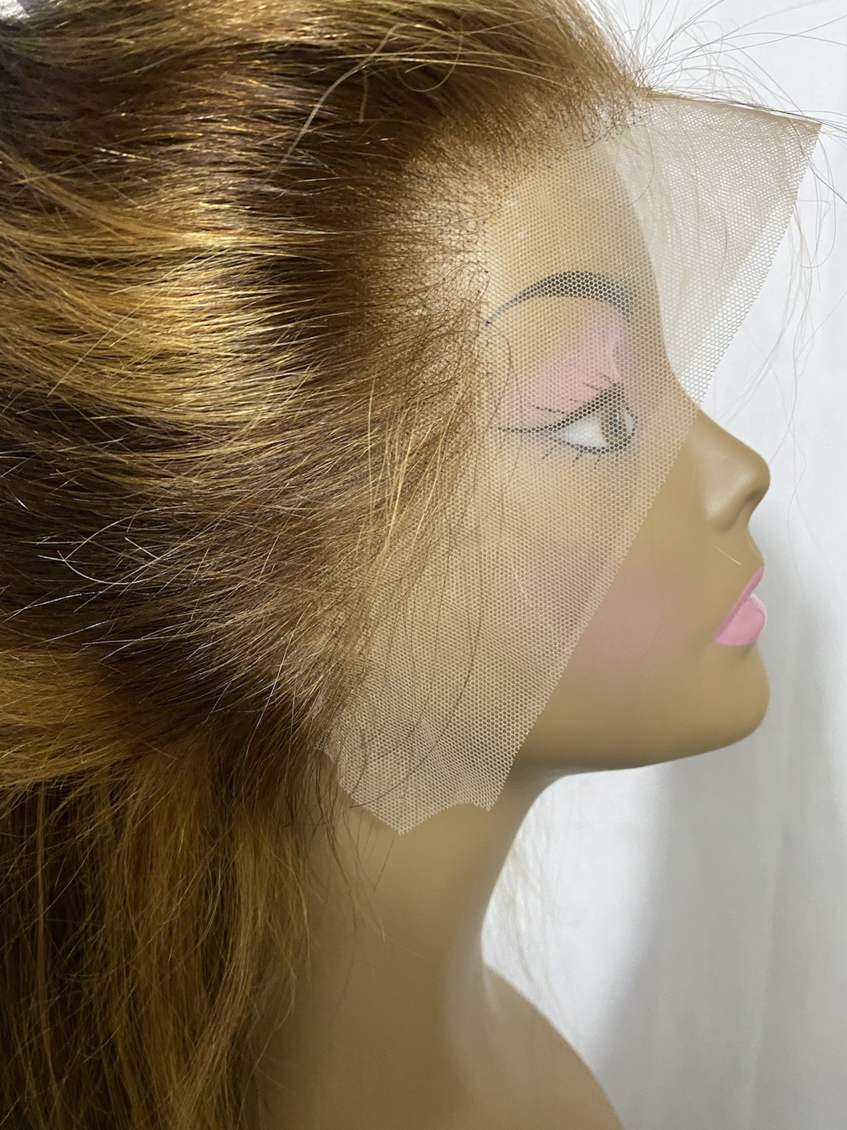 24 Inch 4/27 Ombre Honey Blonde Highlight 13×4 Lace Front Wig Human Hair Glueles