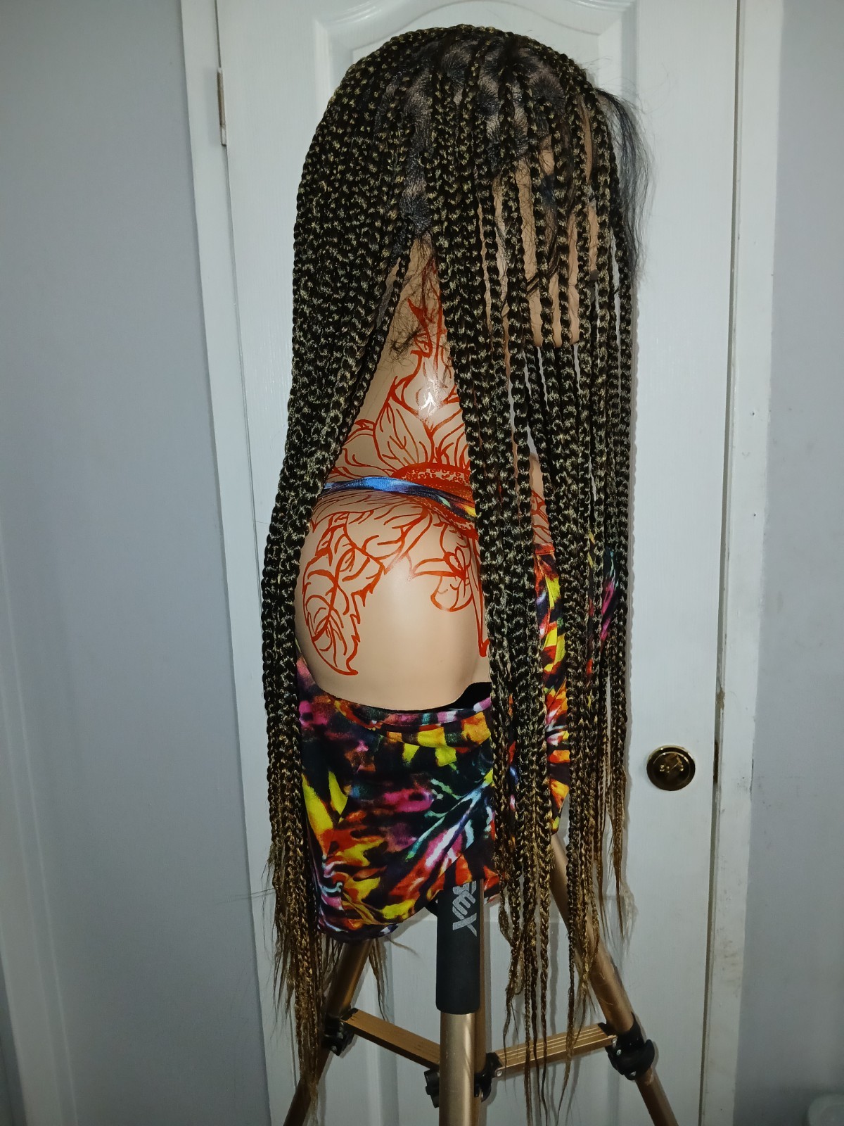 Full Lace| Braided Wig| Shipping | 52″