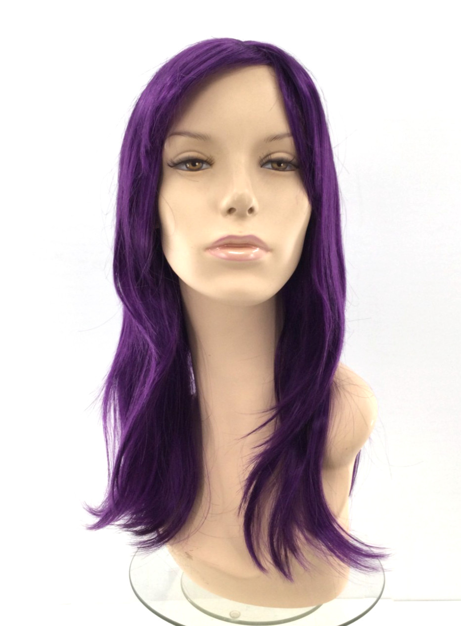 FANTASY WIGS High Quality Cosplay Anime Theatrical Halloween Dark Purple Wig