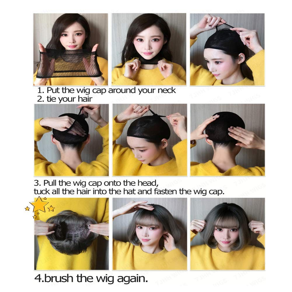 22 Inches long Hair Wig for Women Black Synthetic Hair Natural Long Straight …