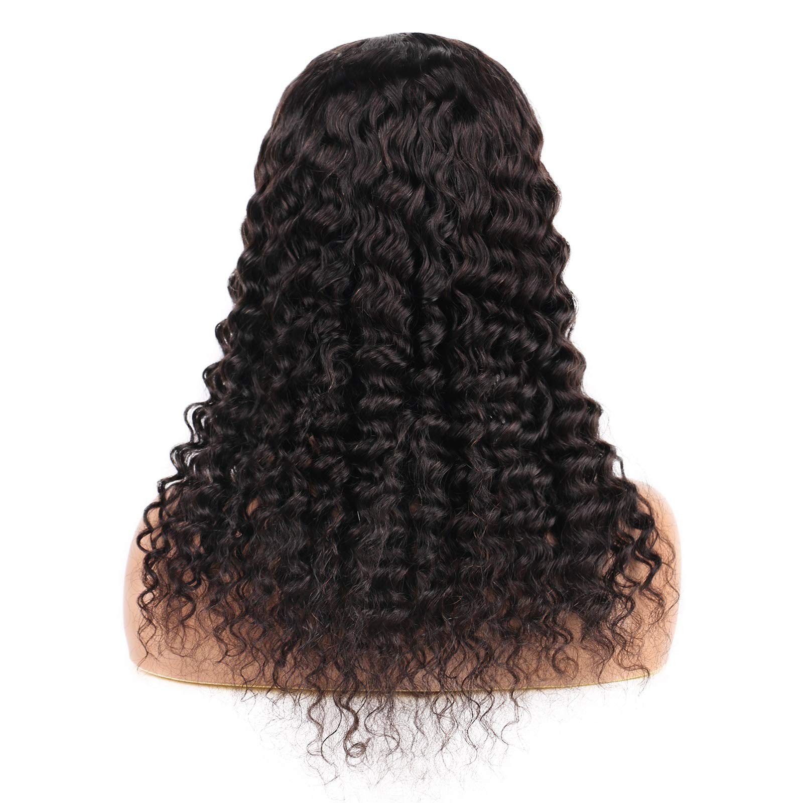 Huarisi Deep Wave Human Hair Wigs Glueless For Women U Part Wig Human Hair No