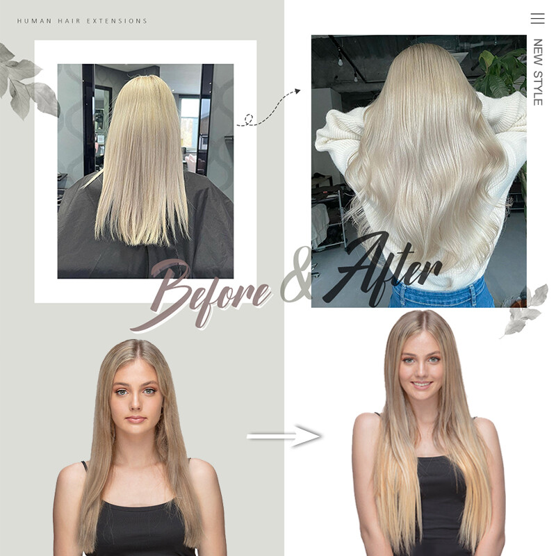 CLEARANCE Micro Loop Ring Beads 100% Remy Human Hair Extensions 1G/S Thick Ombre