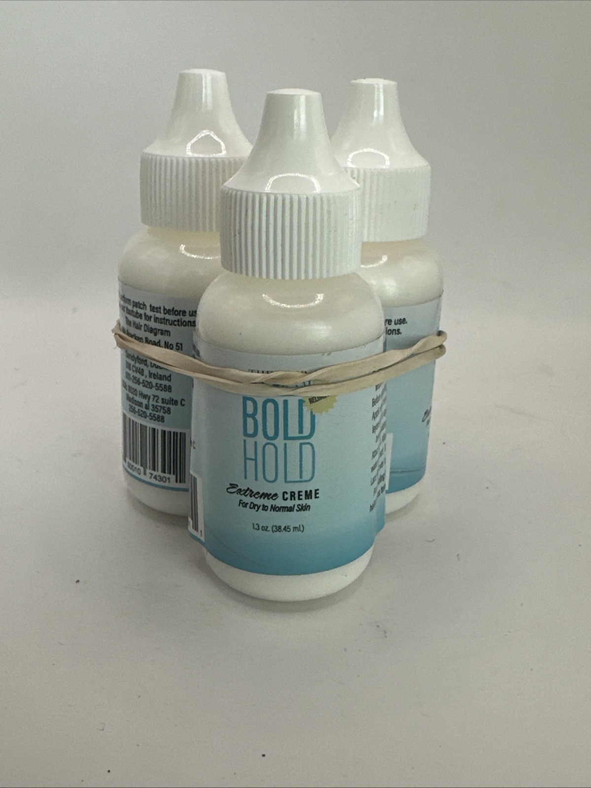 The Hair Diagram Bold Hold Extreme Creme Glue for Lace Front Wigs 1.3 oz (3pk)