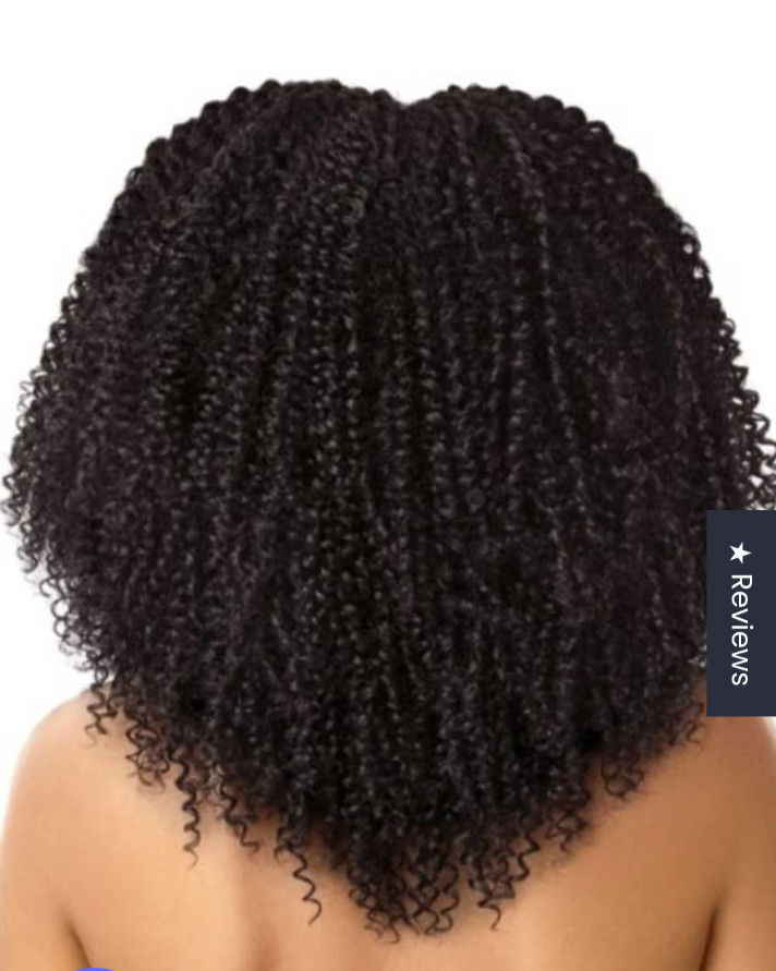 Outre Big Beautiful Hair Clip In – 4A KINKY CURLY, 2T1B/4730