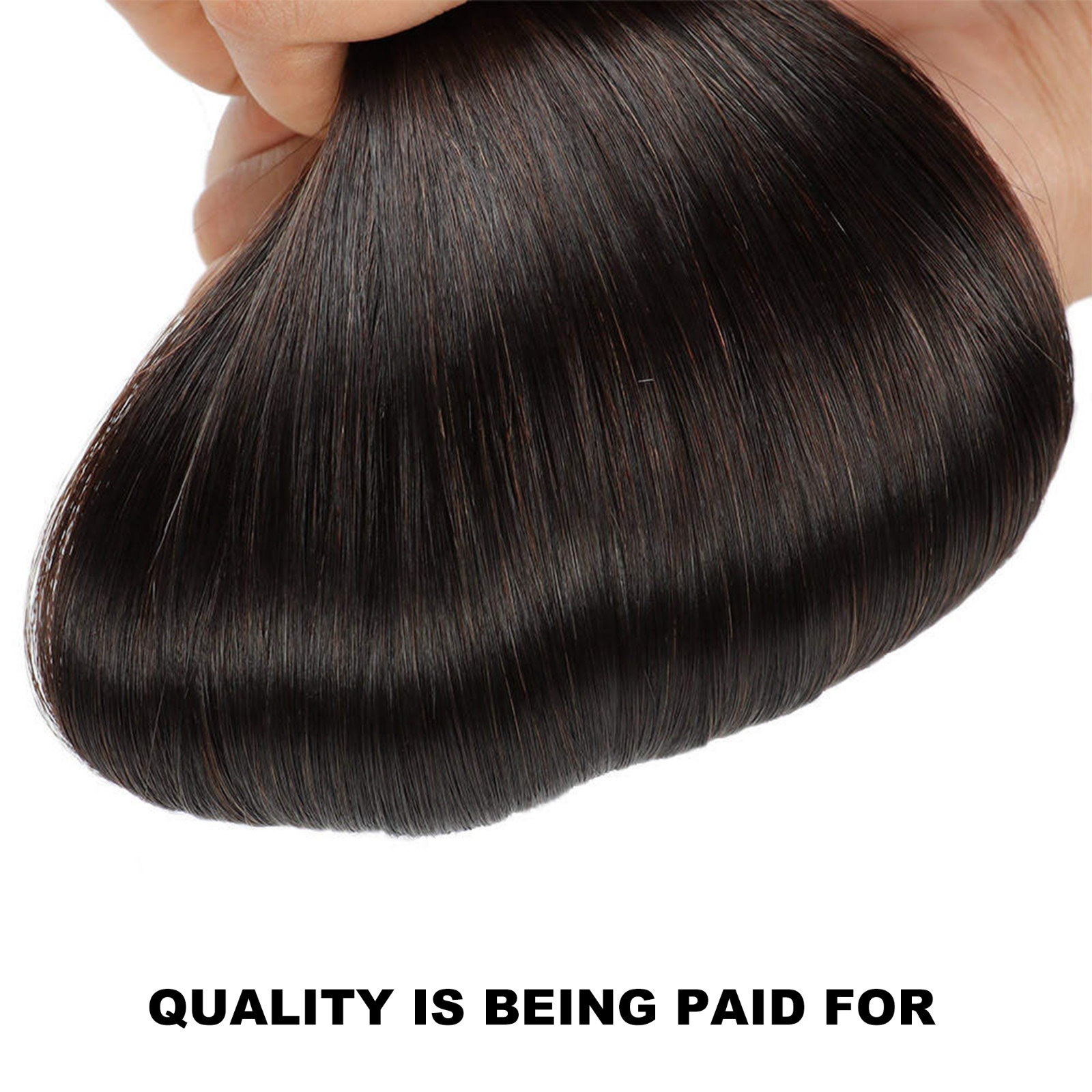 Real Human Hair Clip in Hair Extensions, Unprocessed & 100% Handmade Pure 100g