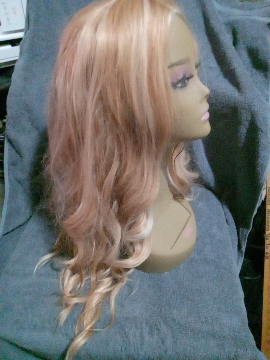 19 Inch Heat Resistant Honey Blonde Wig, New