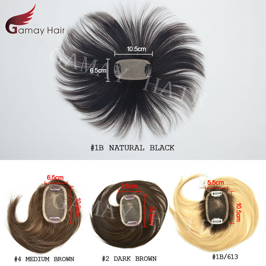 Women Toppers Top Level Lace Hairpieces Virgin Human Hair Top Closure for Women