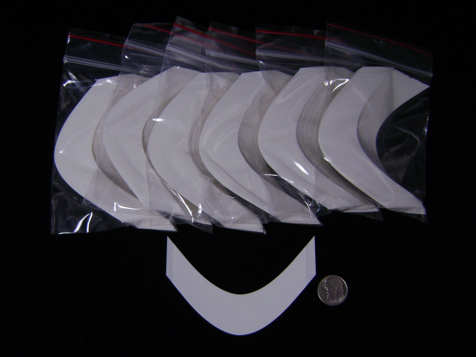 Walker 3M 1522 Hairpiece Tape 216 Pc AA Contour 6 Packs Poly Wig Toupee PRIVATE
