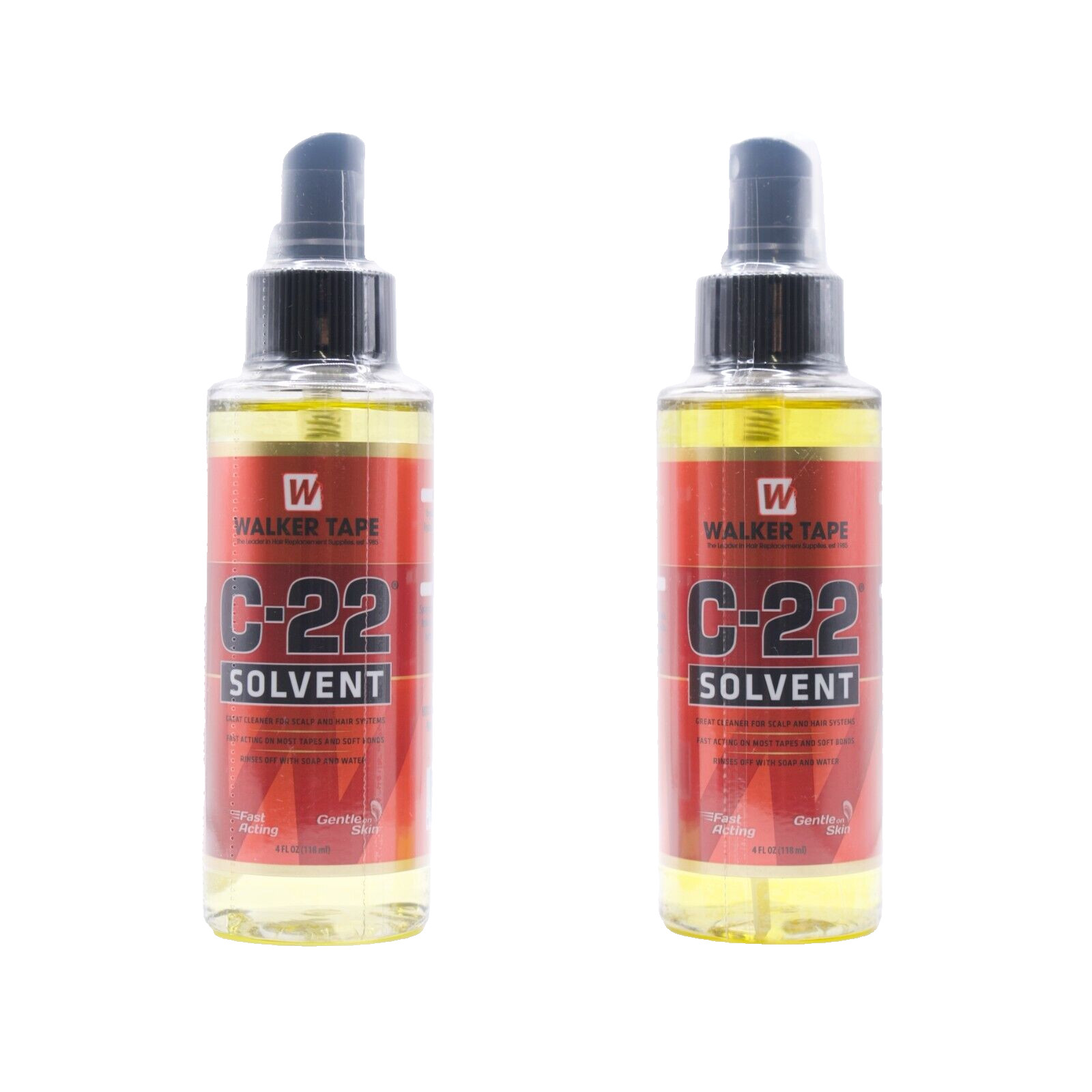Walker C-22 Citrus Solvent, 4oz(118ml), Soft Bonds Wig Glue Remover