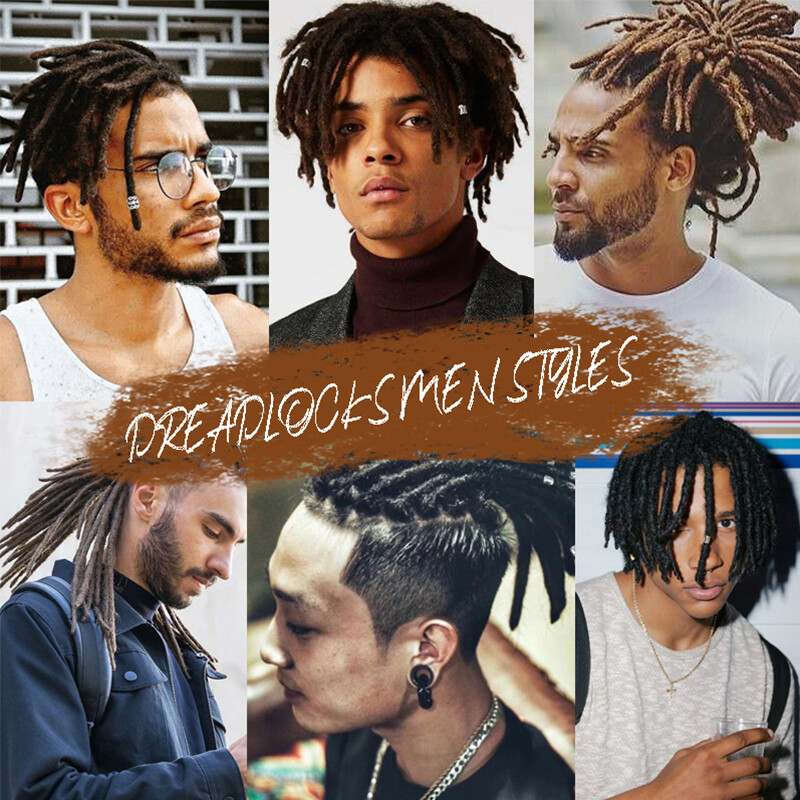 6″/12″ Dreadlocks Hippie Hair Extensions Handmade As Human Short Dreads Locs USA