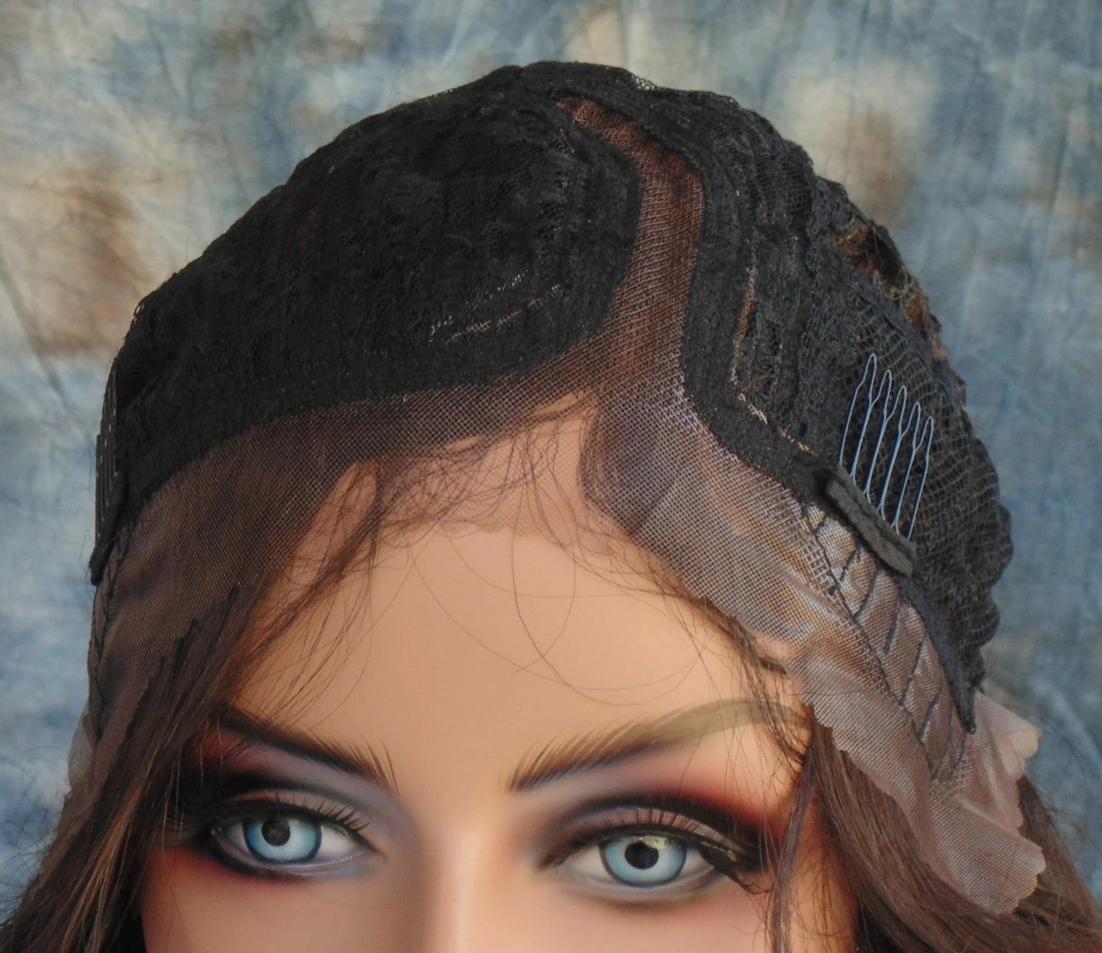 LACE FRONT LACE C PART YAKI LAYERED COLOR 1B GORGEOUS SEXY US SELL 1132