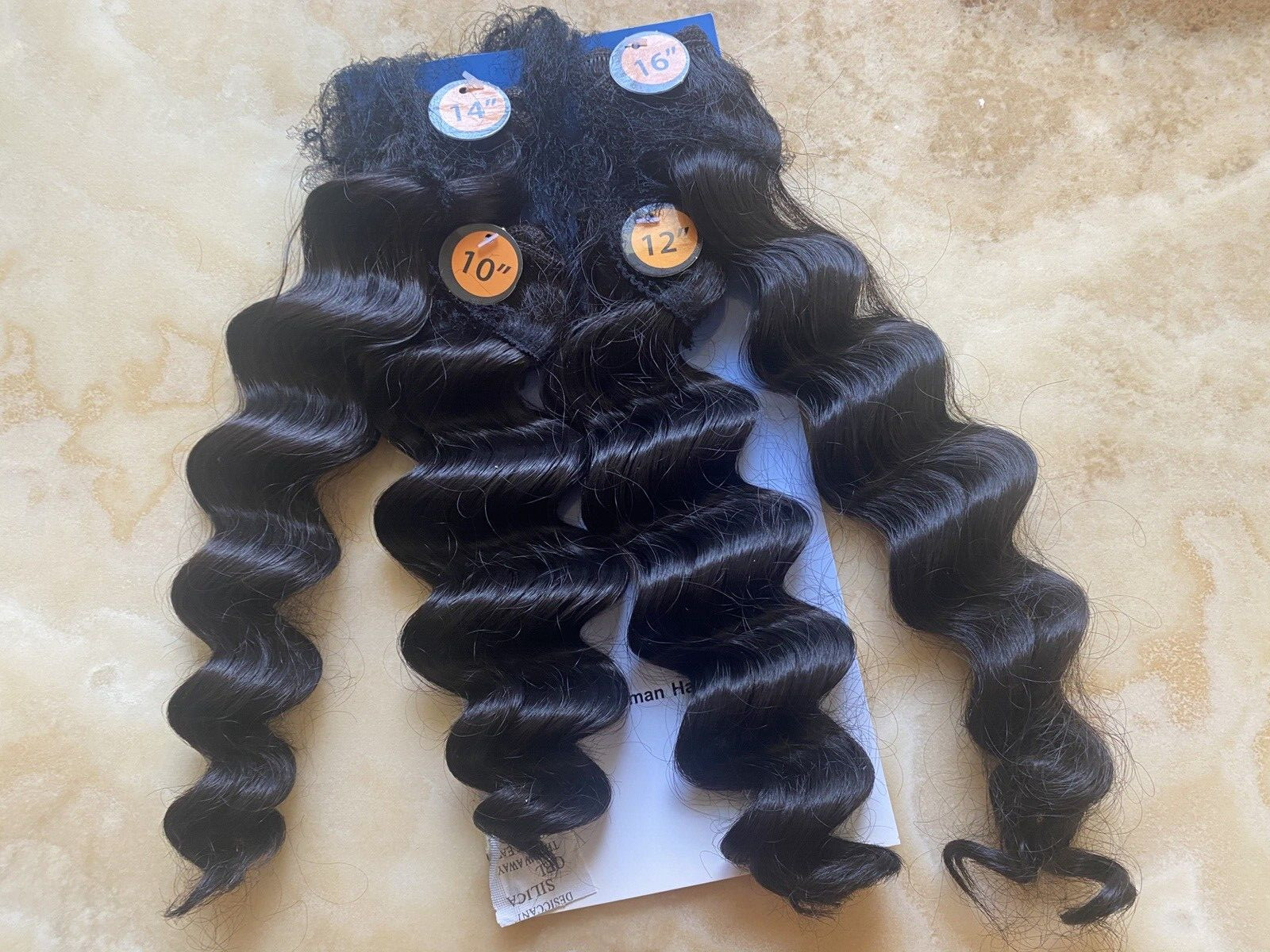 HAIRTREND QUALITY SYNTETHIC ALL IN ONE DEEP CURLYHAIR 10 12 14 16 LOT 4 COLOR 1B