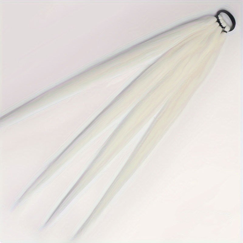 Long Straight Ponytail Extension For Women Elastic Band Synthetic Hairpiece