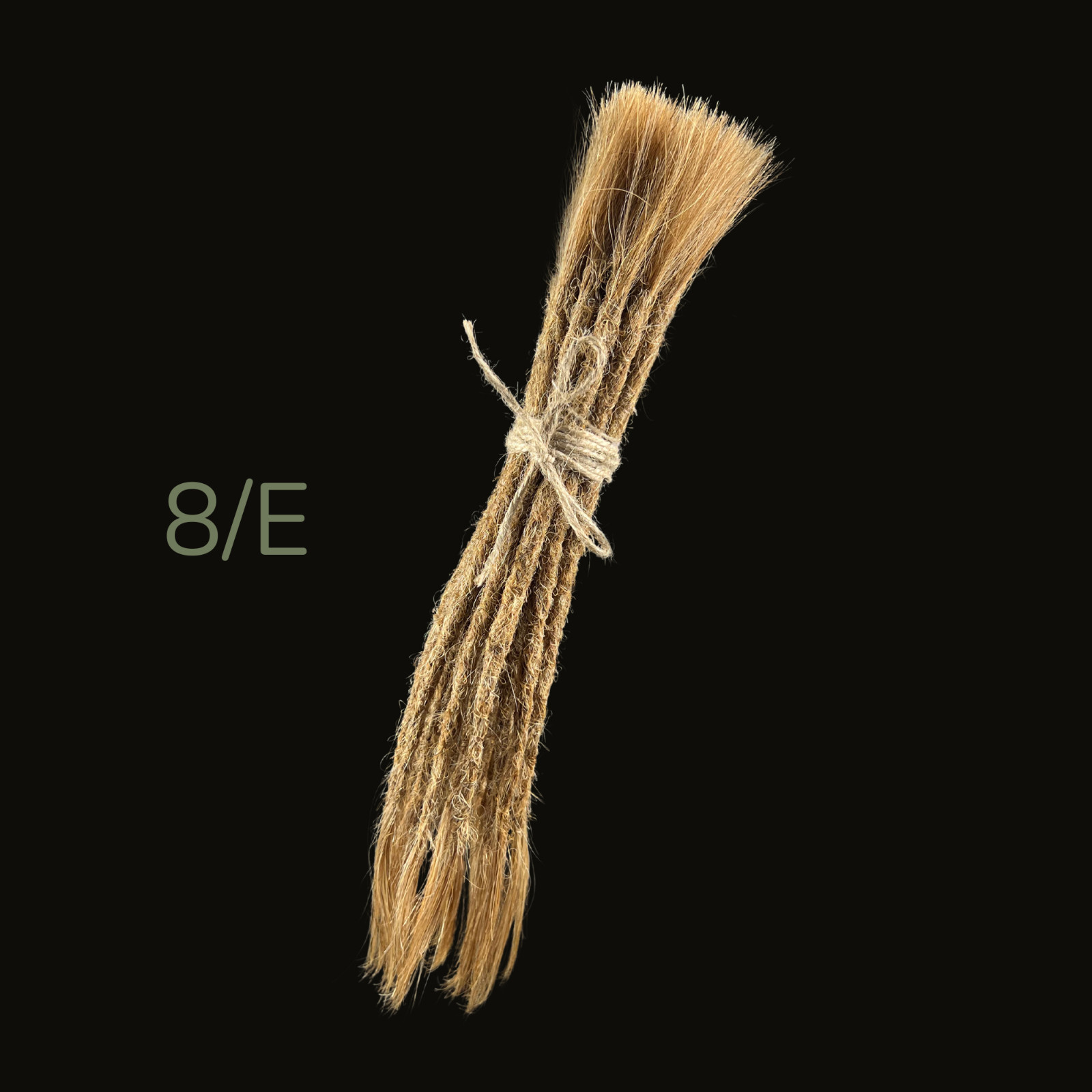 Bright Dreads 10 pcs Human Hair dreadlock extensions natural, 100% Human Hair