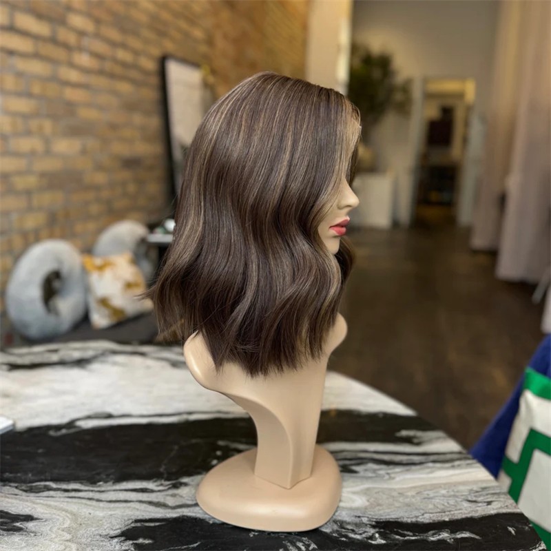 Highlight Brown Blonde Wig 13×4 Lace Front Human Hair Wig for Women