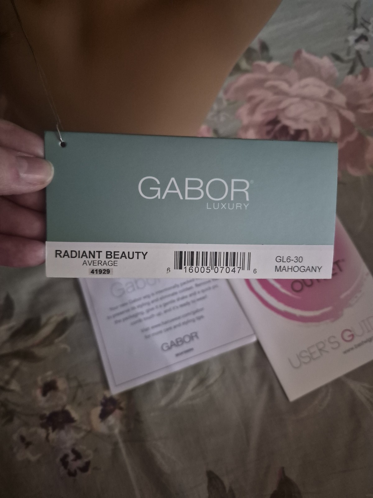 Gabor Radiant Beauty Lace Front Curly Synthetic Wig GL6-30 Mahogany Medium
