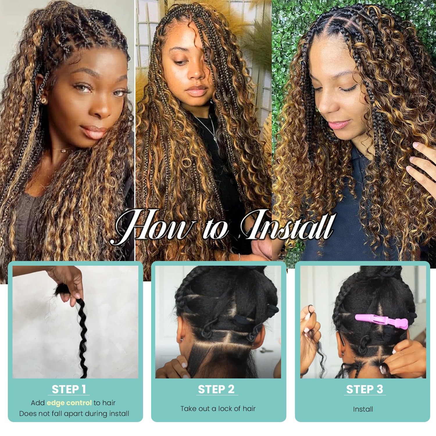 Ubetta Human Braiding Hair Deep Water Wave Bulk Human Hair 4/27 Wet And Wavy