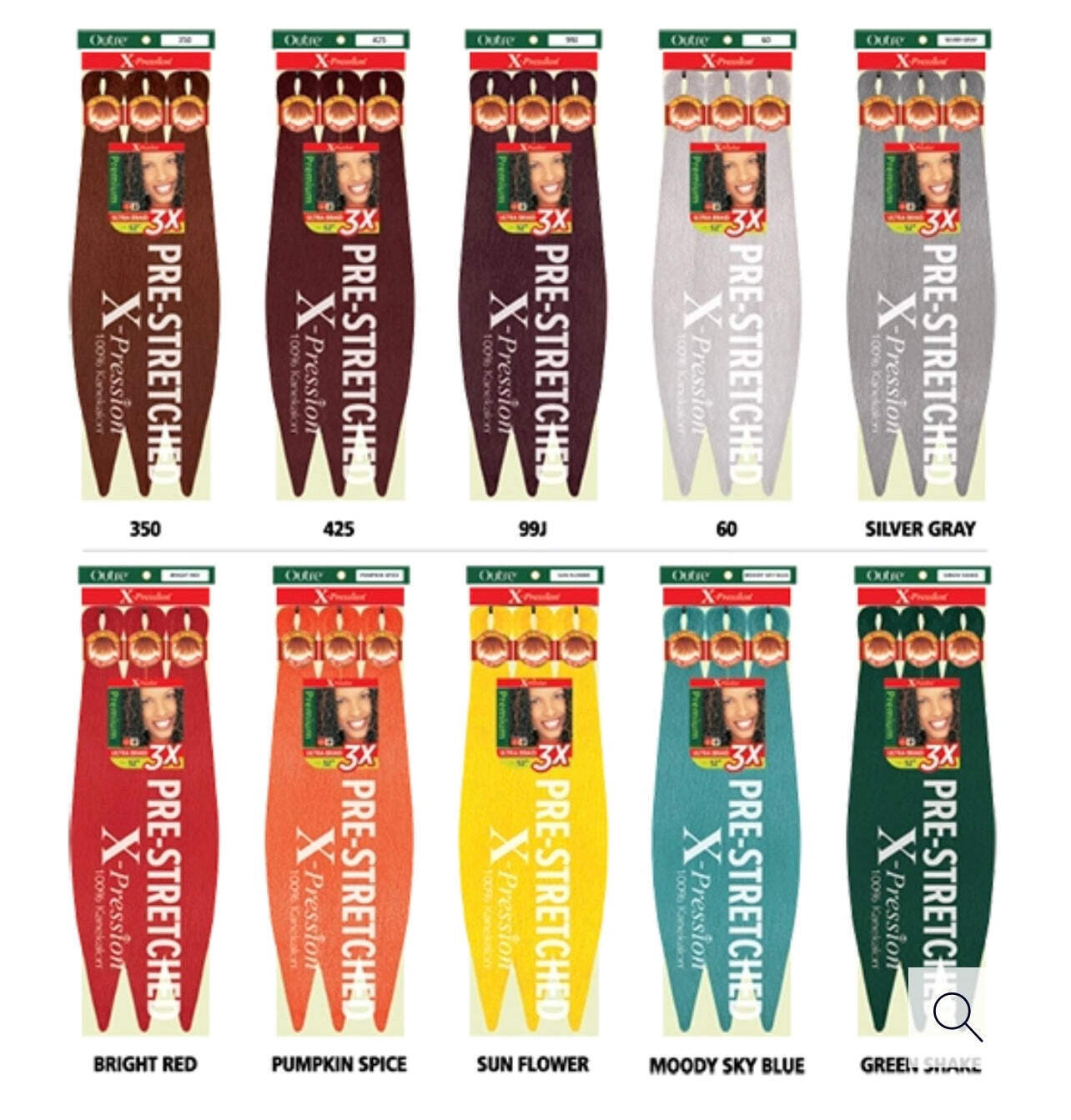 Outre 3x Xpression Pre-Stretched Braid 52in