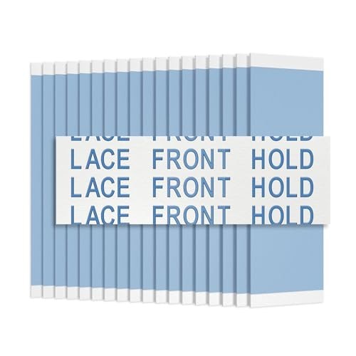 108 Premium Blue Double-Sided Wig Tape Strips | Strong Waterproof Hold | 1″ x 10