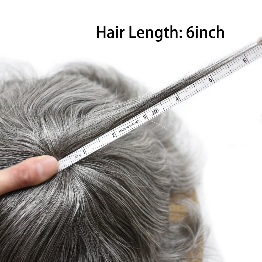 MensToupeeFull Swiss Welded Lace Mens Hairpiece Hair System Toupee For Men