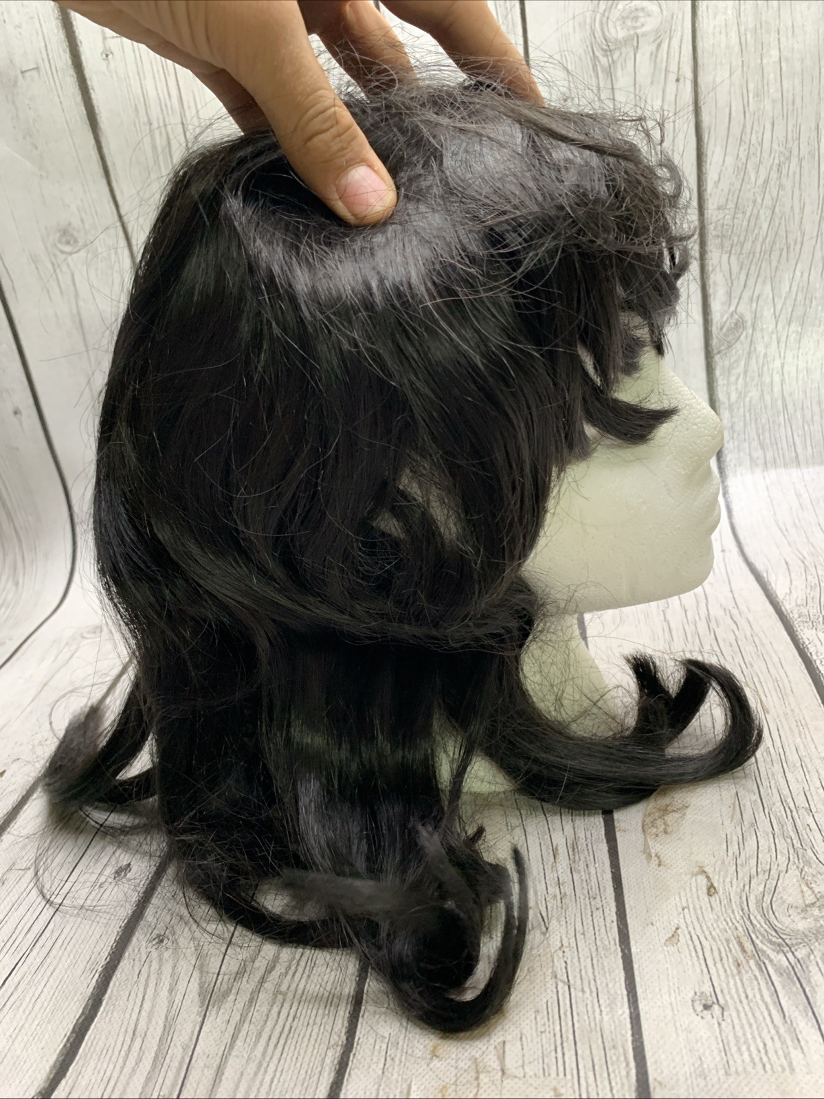 Elura Wig Black Short Hair 100% Modacrylic