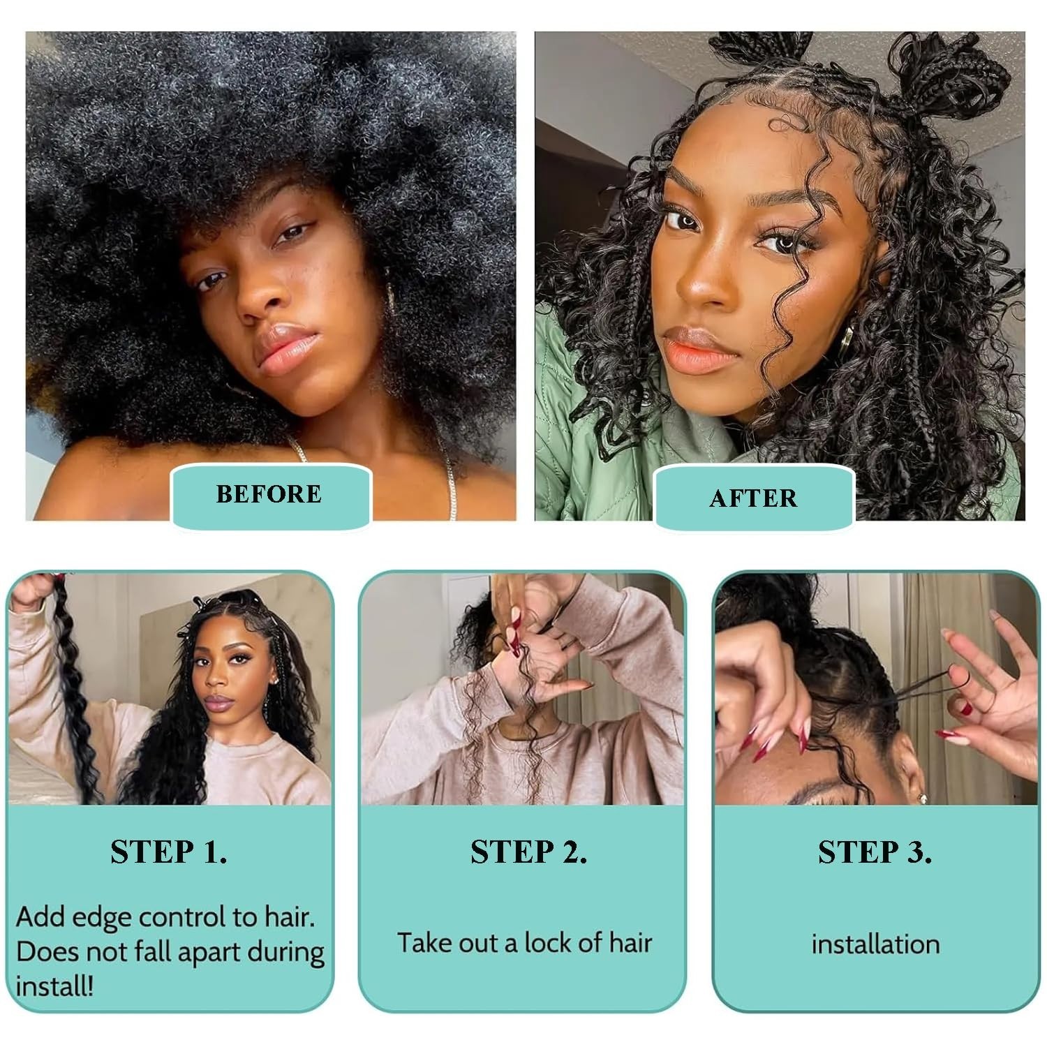 Effortless Style with 110g Deep Wave Human Hair – 2 Bundles for Bohemian Looks