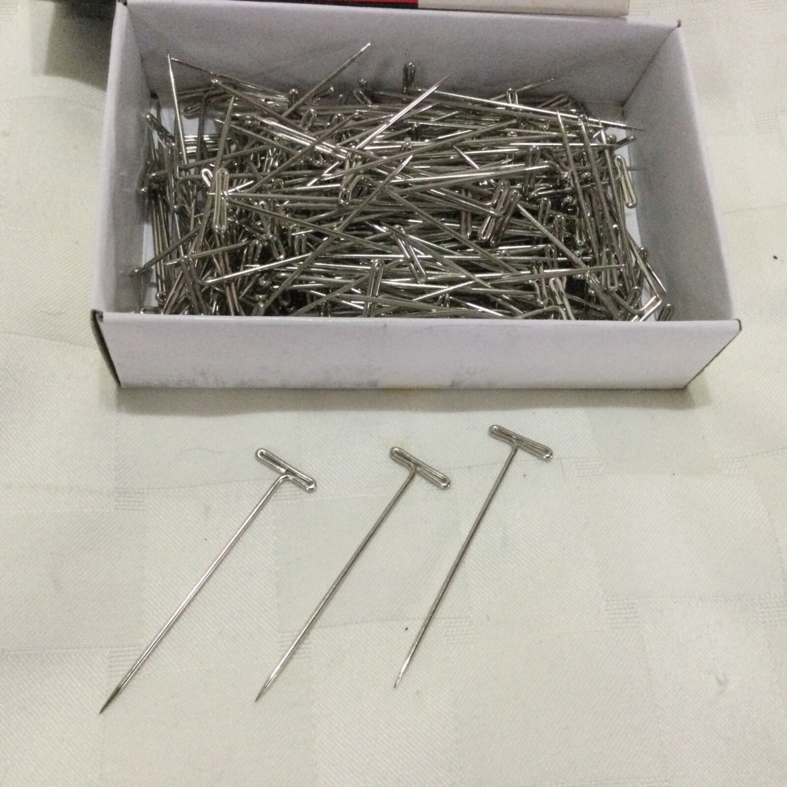 T-Pins 2″ Straight Needles Wigs Fabric Knitting Sewing Craft T- pins Vintage