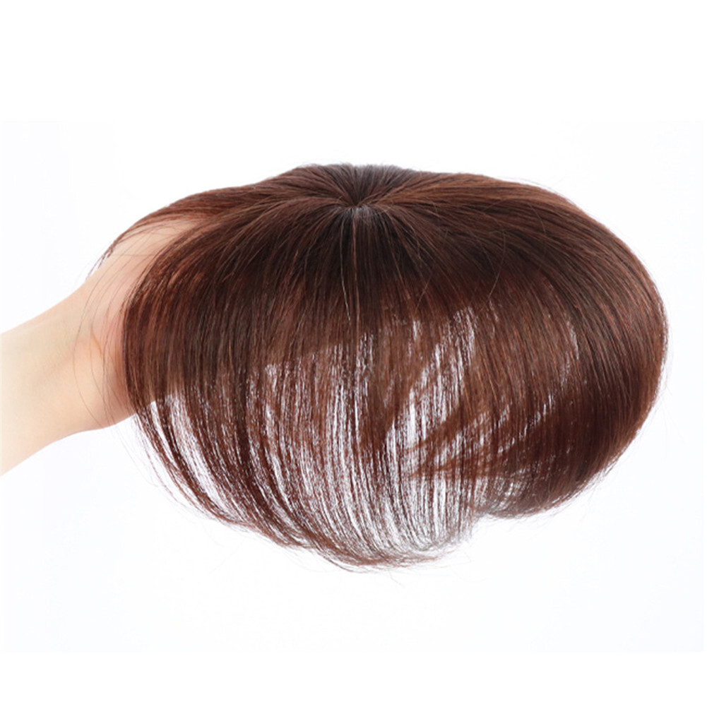 Short Straight Clip in Hair Top Hairpiece for Women Thinning Hair Hair 7x10cm