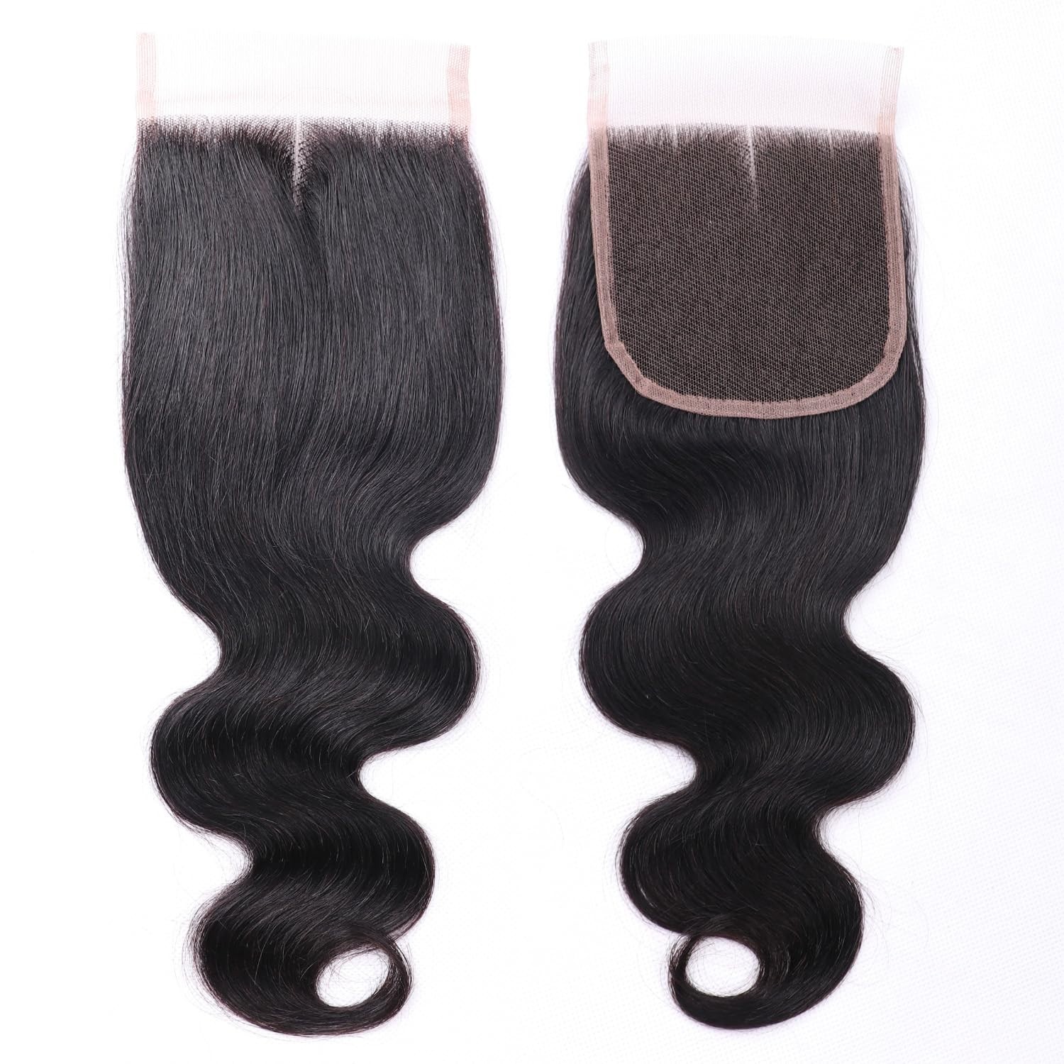 4×4 Human Hair Lace Closure Body Wave HD Lace Closure 8 Inch Natural Black